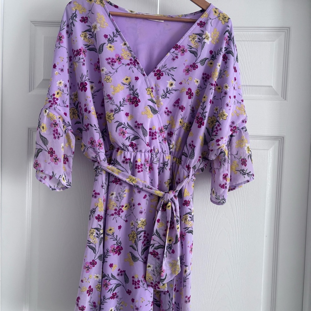 Rokoko Lavender Floral Dress